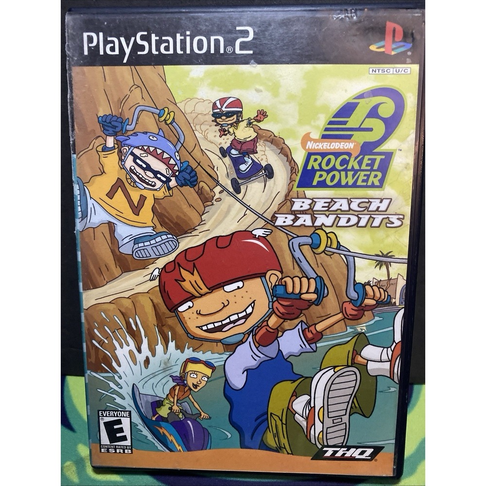 Rocket Power Beach Bandits (Sony Playstation 2 PS2) CLEANED & TESTED Complete
